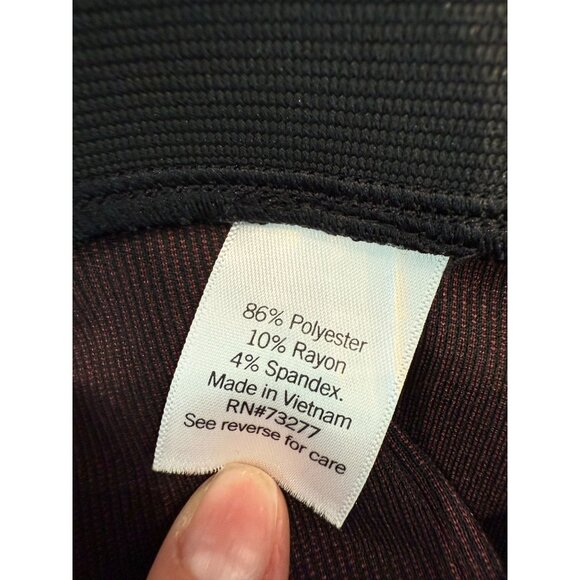 Women's Nine West Burgundy Leggings, size XXL - Picture 5 of 13